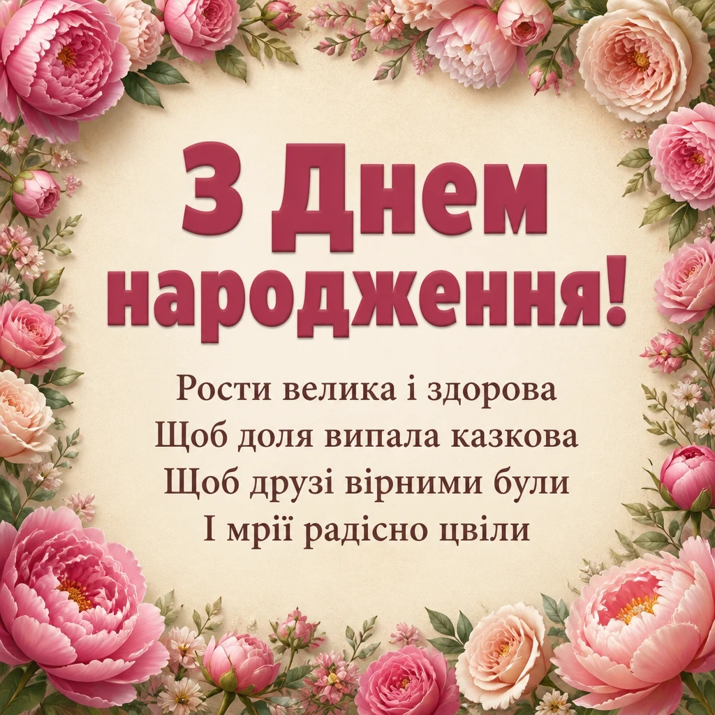 привітання з днем народження хрещениці привітання з днем народження хрещениці