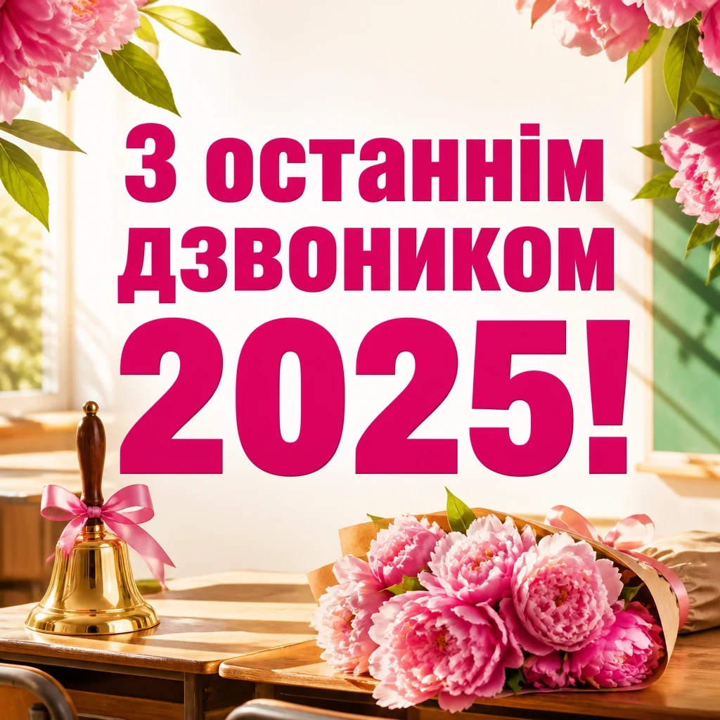 привітання з останнім дзвоником 2025 привітання з останнім дзвоником 2025