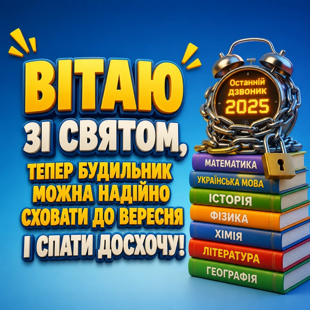 привітання з останнім дзвоником 2025 привітання з останнім дзвоником 2025