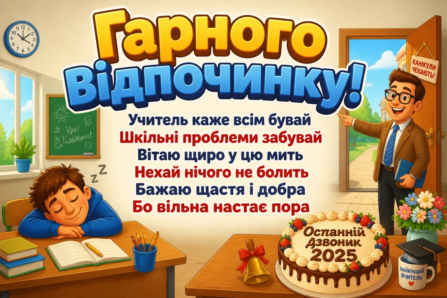 привітання з останнім дзвоником 2025 привітання з останнім дзвоником 2025