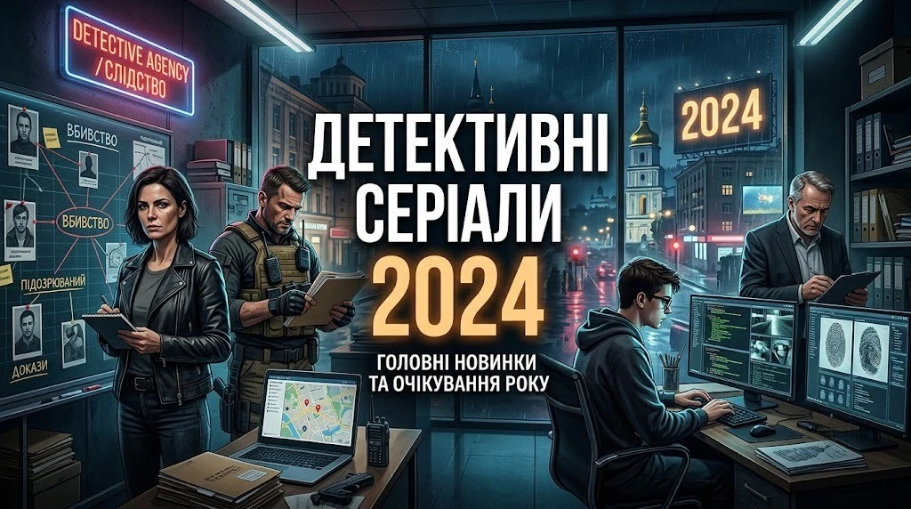 Топ детективних серіалів 2024 з різних країн